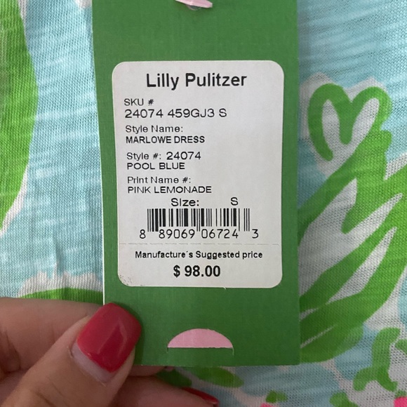 Lilly Pulitzer Marlowe Dress - Pink Lemonade - Picture 3 of 4